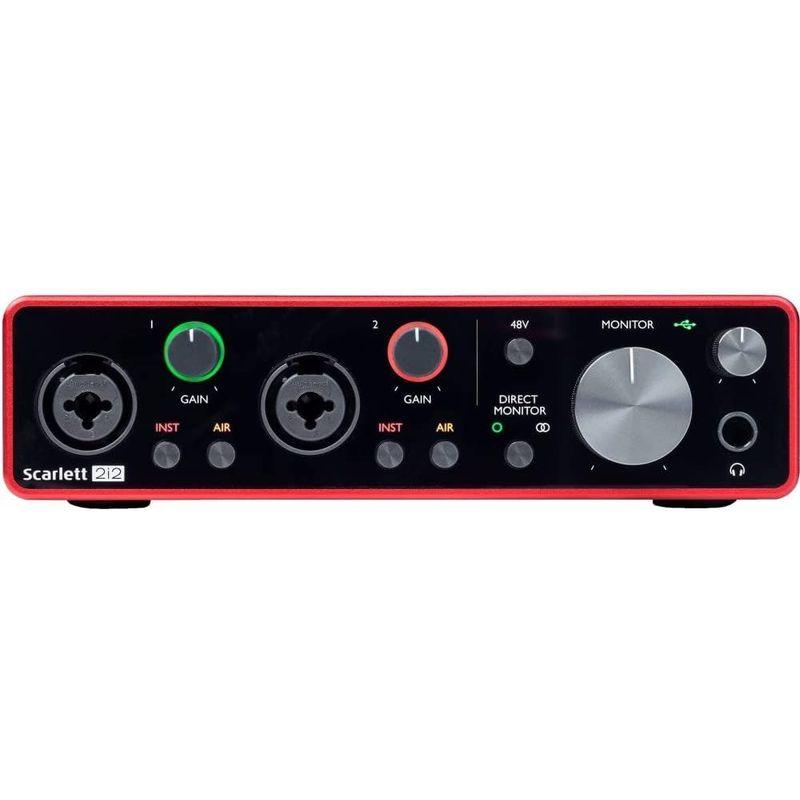 Focusrite フォーカスライト Scarlett 2i2 Studio G3 USB 2.0 Type C オーディオ・インターフェー