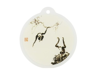 史博授權 | 十猿圖矽膠杯墊 (溥心畬 十猿圖)