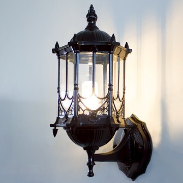 復古防水戶外壁燈過道陽臺走廊燈美式室外花園墻壁燈庭院燈具家用