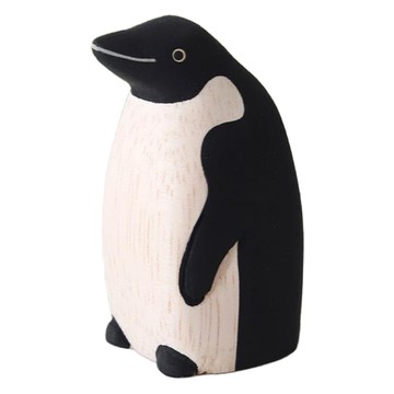 T-Lab. 手工木偶 PolePole 親子企鵝  天然木材  W4 × D3 × 6.3cm