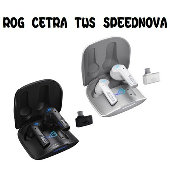 【享最高折300】ASUS 華碩 ROG CETRA TWS SPEEDNOVA 真無線藍芽耳機 黑色/90YH03Y0-BTUA00 白色/90YH03Y0-BTUA10