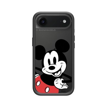 iPhone Air Mod NX -邊框背蓋組合 (相機按鈕) 黑 - 迪士尼-米奇 Mickey - Look at the camera-米奇