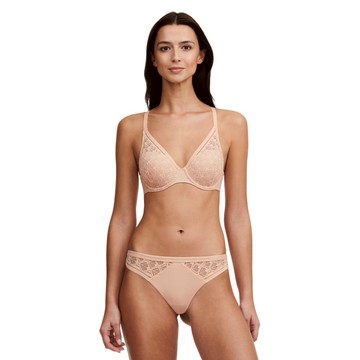 【Chantelle Easy Feel】Ace_3D記憶纖維T-shirt Bra_BCD(911N1_01N粉膚色)