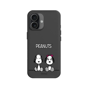 iPhone 17 SolidX 黑 - 史努比 Snoopy - With Belle