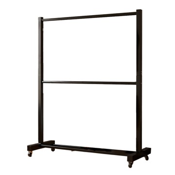 【品樂生活】霍爾的全鐵雙層單桿移動衣架 AL-100 雙桿衣架 曬衣架 吊衣架 玄關架 晾曬架