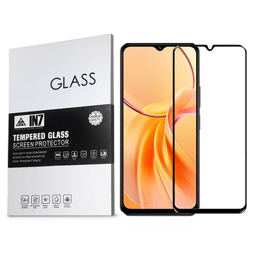 IN7 vivo Y28s 5G (6.56吋) 高清 高透光2.5D滿版9H鋼化玻璃保護貼