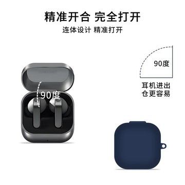透明殼 适用三星 Galaxy Buds 4 Pro 藍牙耳機保護套 耳機殼 矽膠軟殼帶掛繩 Buds4 保護套 防摔殼