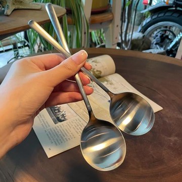 【出德國】【貴族體驗】316不銹鋼圓頭更調羹主餐更韓式長柄湯匙