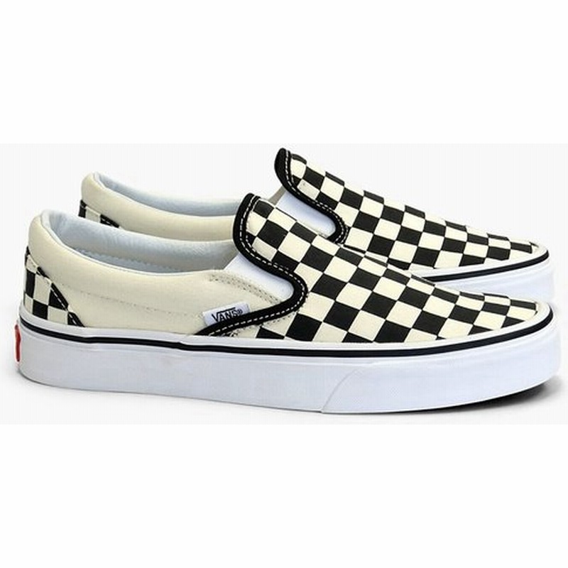 バンズ スリッポン チェッカー Vans スニーカー メンズ Classic Slip On Black White Checker Vn000eyebww Vn 0eyebww 黒白 Men S Usa企画 通販 Lineポイント最大get Lineショッピング