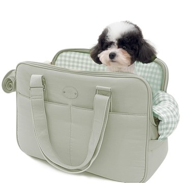 Petsland 寵物莫門特包外出包 + 內墊套組  1組  森林卡其色  M