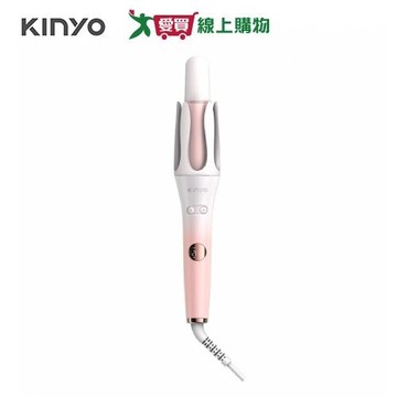 KINYO 植感系粉櫻光感自動捲髮棒 KHS-3203【愛買】