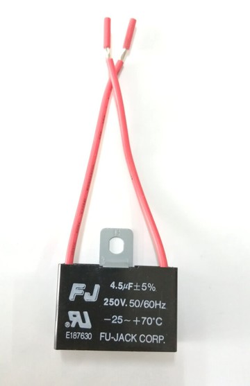 fj 運轉電容 4.5uf / 250v ac電容 帶線型