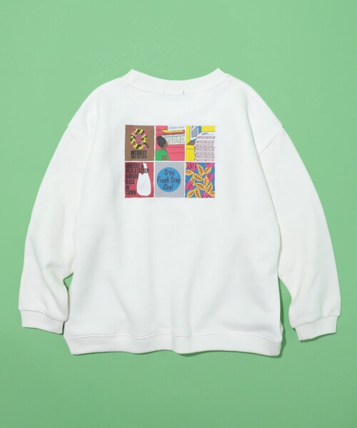 Freak S Store Web限定 Grocery Delicatessen グロサリー デリカテッセン 別注 Kids Boxプリント クルーネックスウェット バックプリント Kids トップス Tシャツ カットソー 通販 Lineポイント最大get Lineショッピング