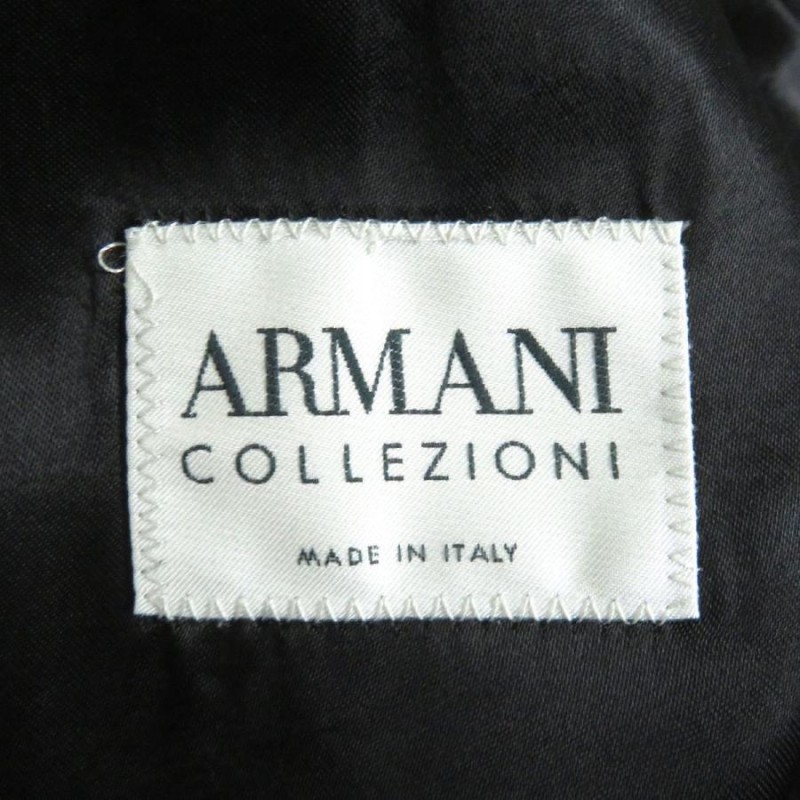 美品□ARMANI COLLEZIONI/アルマーニ コレッツィオーニ ロゴボタン