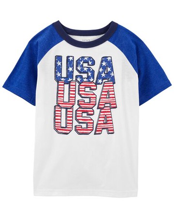 Kid USA Raglan Tee