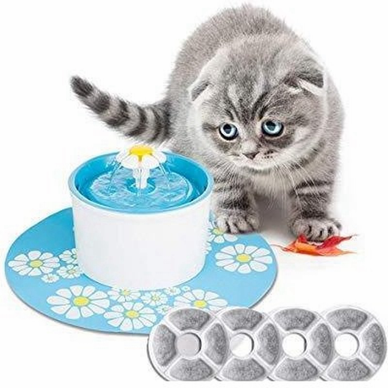 Gaoruiガオルイ大容量 ペット 自動給水器 猫 犬 水飲み器 4枚活性炭 フィルター付き 自動 循環式給水器 超静 通販 Lineポイント最大0 5 Get Lineショッピング