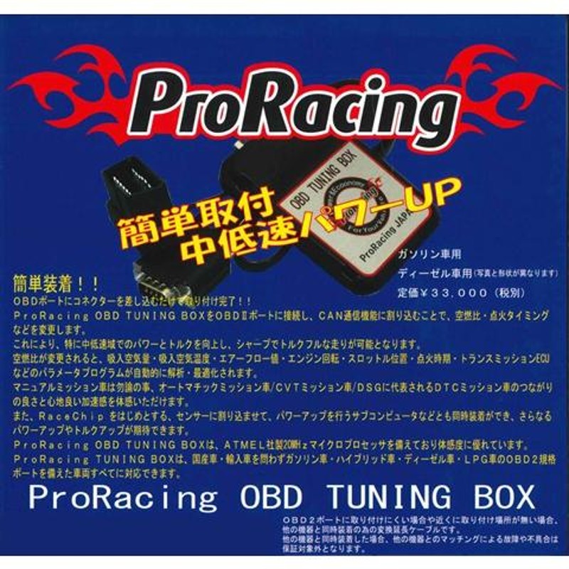 感謝報恩 MINI サブコン ProRacing プロレーシング OBD ＭＩＮＩ専用