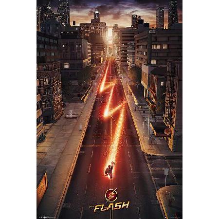 POSTER STOP ONLINE The Flash テレビ番組ポスター プリント (街並み) (サイズ24 x 36)