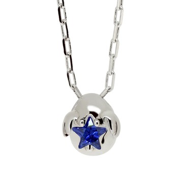 赤軍寶飾-星鑽-誕星墜鍊(寶藍寶石)