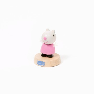 【佩佩豬Peppa pig】蘇西羊 公仔擺飾 Wooderful life｜知音文創