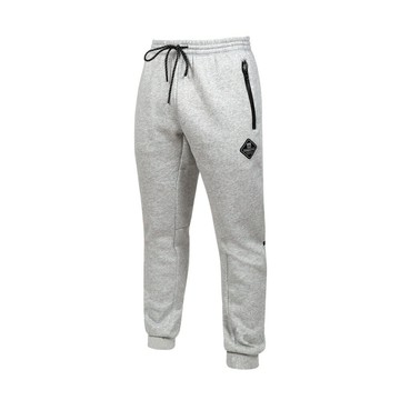 FIRESTAR 男棉質內刷毛束口長褲(慢跑 路跑 刷毛 反光 「P3377-17」≡排汗專家≡