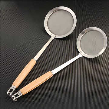 304不銹鋼撇油浮沫勺去沫打沫漏勺隔渣撈沫神器隔油濾油網勺油格
