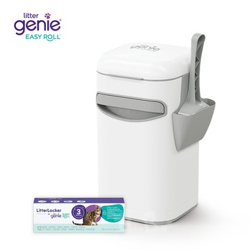 加拿大Litter Genie 不鏽鋼EZ貓咪鎖便桶 易撕袋型
