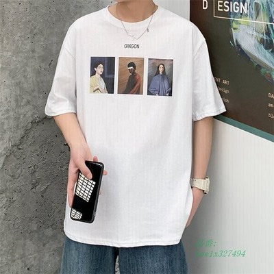 メンズ Tシャツ 半袖 カジュアル クールネック イラスト 黒 オシャレ 夏 男子 トップス 通販 Lineポイント最大get Lineショッピング