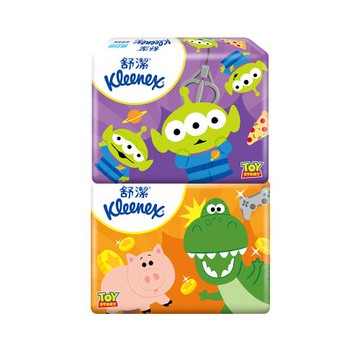 【舒潔】迪士尼玩具總動員旅行包面紙 70抽x4包x16串/箱