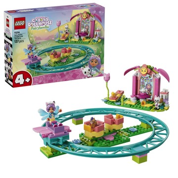 【台中翔智積木】LEGO® 樂高 Gabby's Dollhouse #11214 精靈雲霄飛車和茶會
