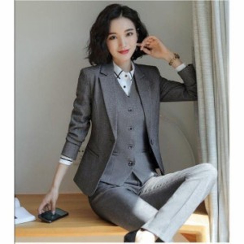 仕事就職活動スカートスーツパンツスーツスリーピースセレモニースーツ入学式卒業式結婚式二次会リクルートフォーマルol女性オフィス通勤 通販 Lineポイント最大1 0 Get Lineショッピング