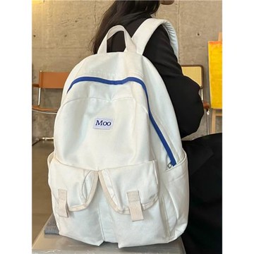 書包女初中生韓版簡約百搭背包日系原宿風高中生大學生潮牌雙肩包
