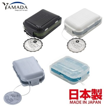 日本製 山田化學 攜帶式3層藥盒 可折疊 分格小物收納盒 首飾盒 七天藥盒 顏色隨機出貨-正版商品