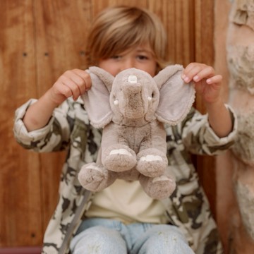 BON TON TOYS x WWF｜ECO環保柔軟大象玩偶-23cm 野生動物