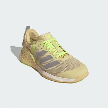 [ACS] adidas 訓練鞋 Dropset 3 Trainer W 女鞋 黃 穩定 健身 支撐 運動鞋 愛迪達 IH5246