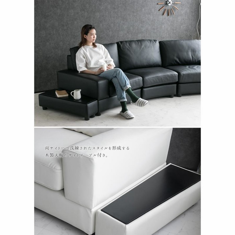 3人掛け ソファ 長椅子 本革 幅174×奥74×高65 ブルー 青 ソファー