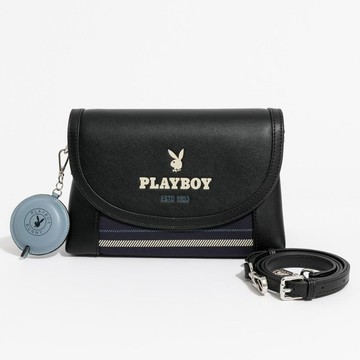 PLAYBOY - 斜背包 Urban Pulse系列 - 藍色(2025秋冬女包)