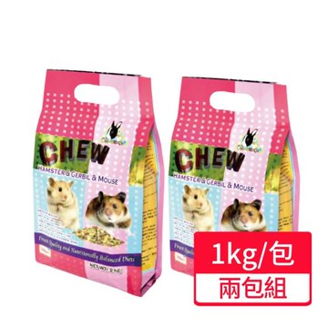 【Pet Village 魔法村】綜合均衡全鼠主食 1kg/包;兩包組