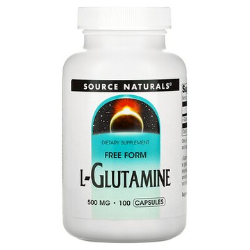 Source Naturals, L-穀氨醯胺，500 毫克，100 粒膠囊