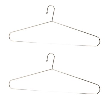 創意達人 皇家拿鐵超大型不鏽鋼衣架4入