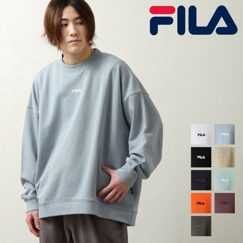 トレーナー メンズ スウェット ビッグシルエット ロゴ刺繍 ユニセックス ビッグスウェット Fila ファッション Fh7842 通販 Lineポイント最大0 5 Get Lineショッピング