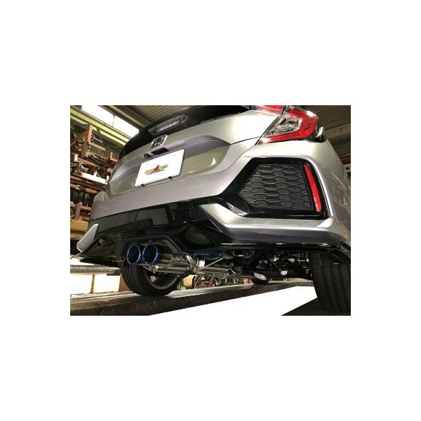 スルガスピード Pfsループサウンドマフラー ホンダ シビック ハッチバック Mt車 Fk7用 チタンテール 100f直角 センターw出し Srh 052 C 通販 Lineポイント最大0 5 Get Lineショッピング