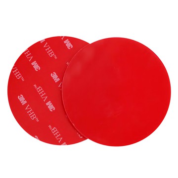 spider loc 強力圓形雙面膠帶  透明  2個