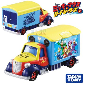 『 單位日貨 』 2018 日本正版 TOMICA 多美 迪士尼 米奇 賽車系列 宣傳車 小車 收藏 擺設