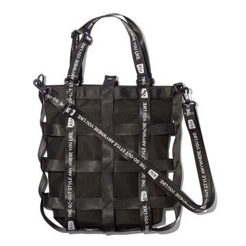 日本 KiU 202-900 黑色 籃網托特包 時尚造型，一包變兩包，防水三用瞬間變化