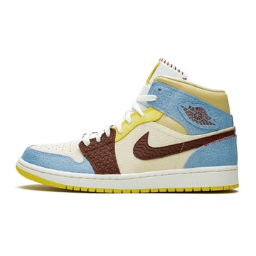 AIR JORDAN 1 MID SE FEARLESS MAISON CHATEAU ROUGE