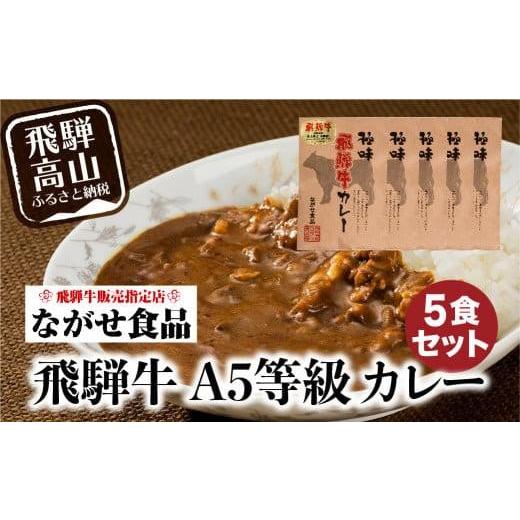 ふるさと納税 岐阜県 高山市 飛騨牛 5等級 カレー 5食セット 肉 レトルト 人気 飛騨高山 ながせ食品 TR3844