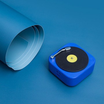 免運+開發票 2020新款唱片留聲機藍牙音箱隨身便攜迷你小巧無線藍牙音響