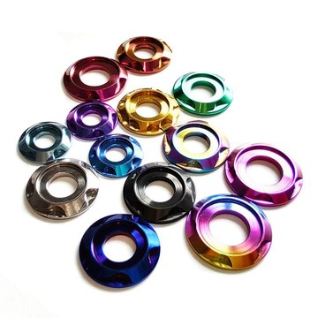 新款【upton】TC4鈦合金螺絲墊片增高凹槽墊哪吒風火輪片M5/M6/M8/M10