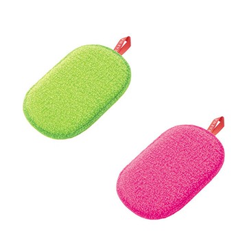 【MARNA】軟硬雙面洗碗清潔海棉 (日本進口台灣現貨) 清潔去汙 菜瓜布 海綿擦